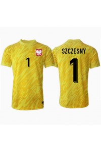 Polen Wojciech Szczesny #1 Keeper Fotballdrakt Hjemme Klær EM 2024 Korte ermer